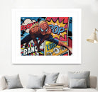 Spiderman Comic Portrait Legendary Memories Best Movi by Luis Lonn on GIANT ART - black cartooning