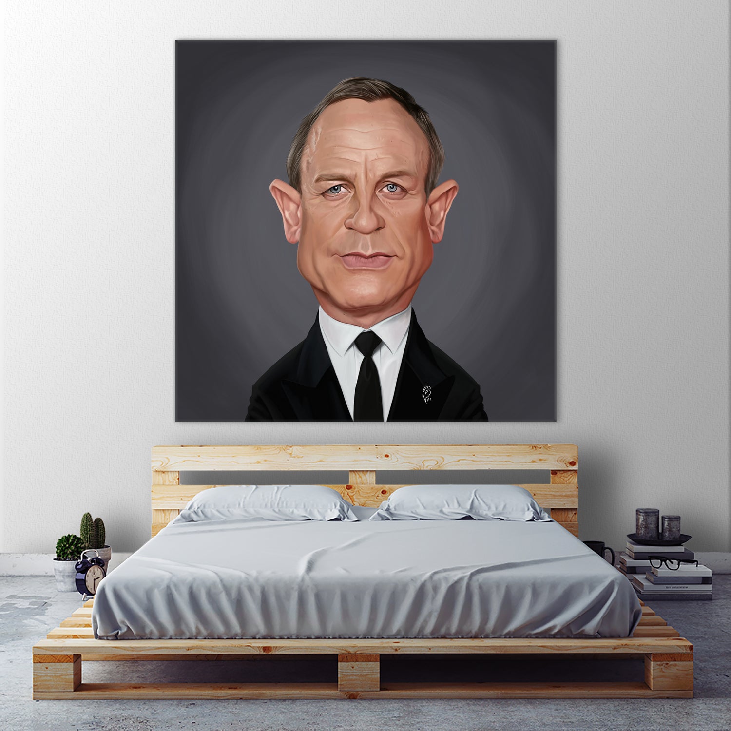 Daniel Craig by Rob Snow on GIANT ART - brown digital painting