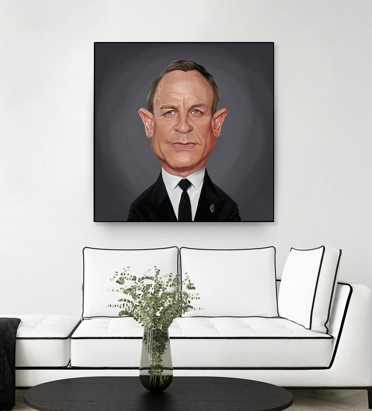 Daniel Craig by Rob Snow on GIANT ART - brown digital painting