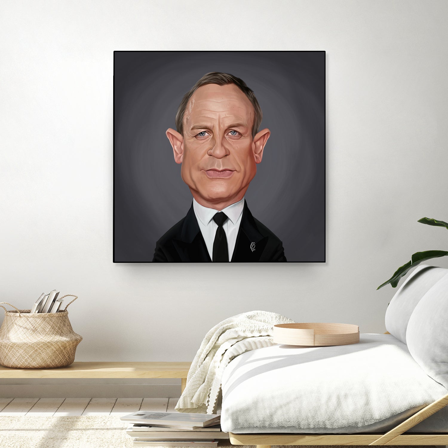 Daniel Craig by Rob Snow on GIANT ART - brown digital painting