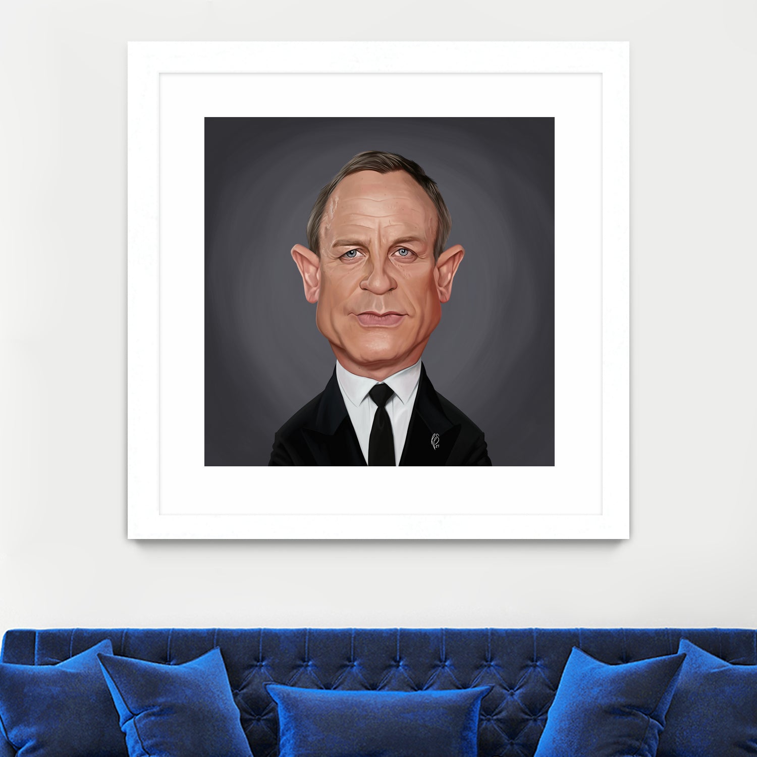 Daniel Craig by Rob Snow on GIANT ART - brown digital painting