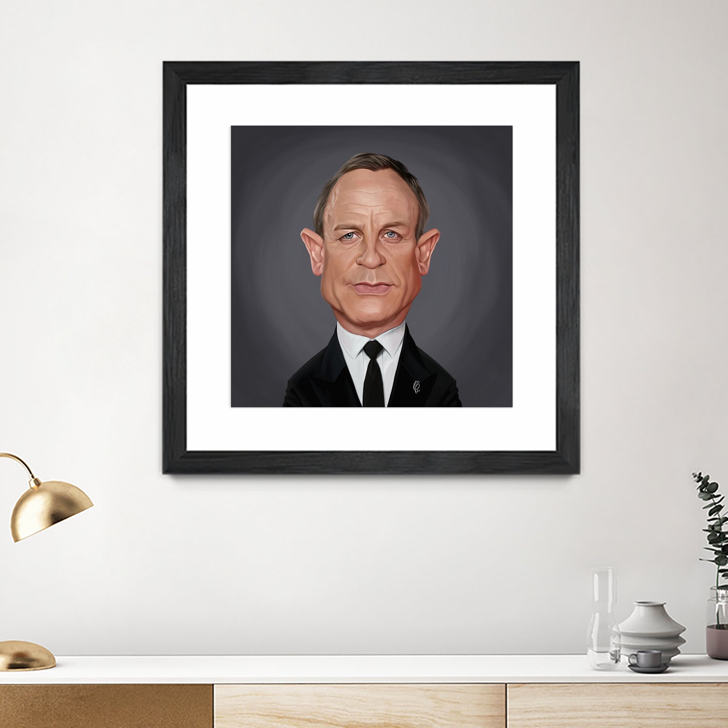 Daniel Craig by Rob Snow on GIANT ART - brown digital painting