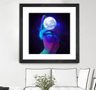 Moon Head by Francois Martin Painchaud on GIANT ART - blue character design