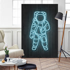 Astronaut by Octavian Mihai Mielu on GIANT ART - blue digital painting