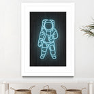 Astronaut by Octavian Mihai Mielu on GIANT ART - blue digital painting