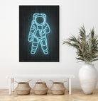 Astronaut by Octavian Mihai Mielu on GIANT ART - blue digital painting