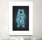 Astronaut by Octavian Mihai Mielu on GIANT ART - blue digital painting