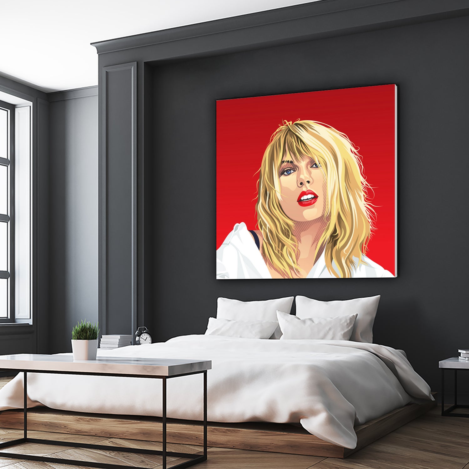 Taylor Swift RED by Laksana Ardie on GIANT ART - red photo illustration