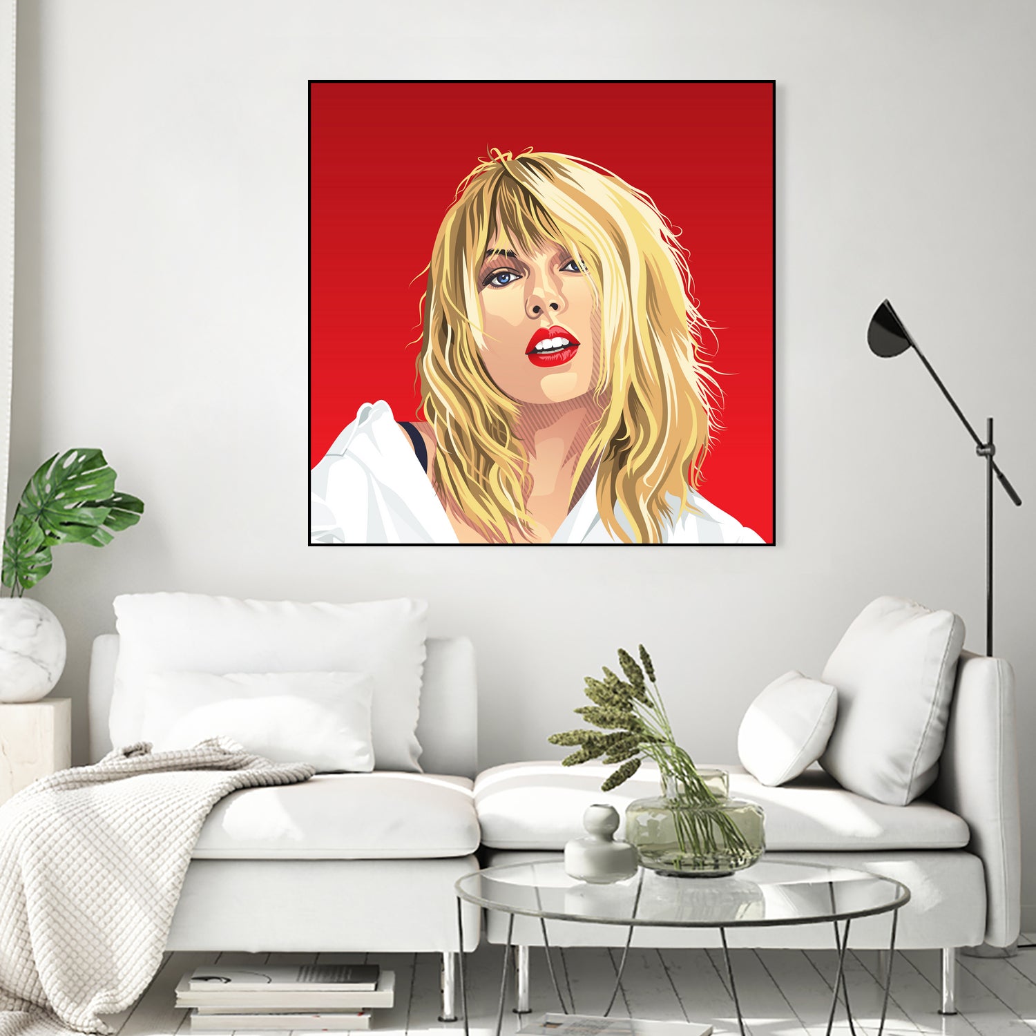 Taylor Swift RED by Laksana Ardie on GIANT ART - red photo illustration