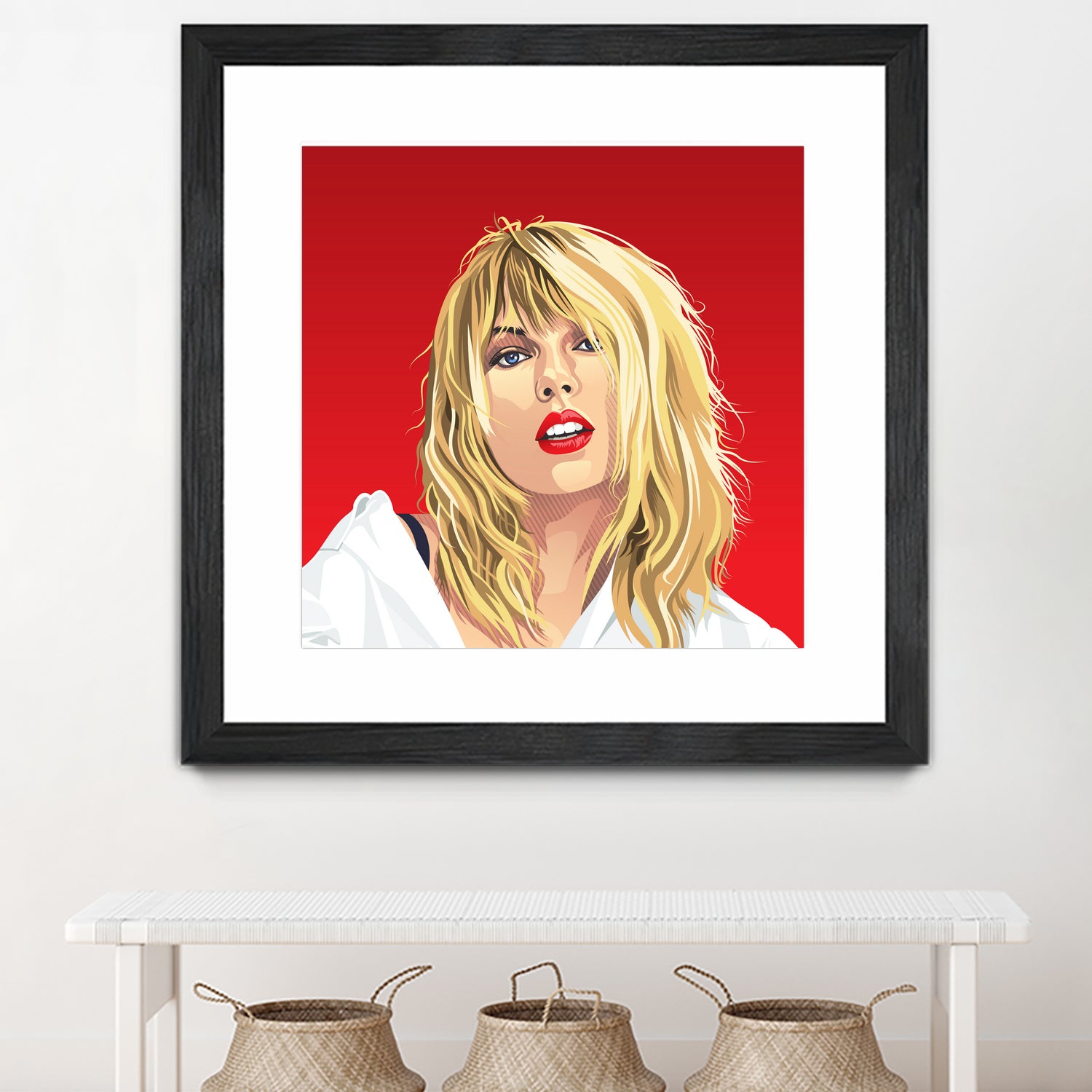 Taylor Swift RED by Laksana Ardie on GIANT ART - red photo illustration