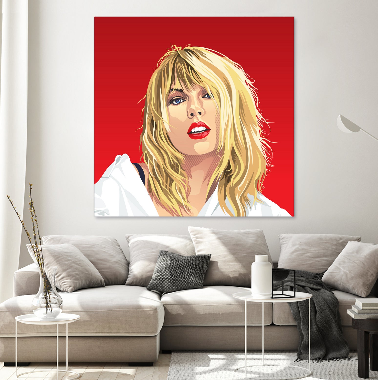 Taylor Swift RED by Laksana Ardie on GIANT ART - red photo illustration