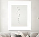 One Line nude by Christophe Louis on GIANT ART - brown digital drawing