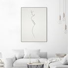 One Line nude by Christophe Louis on GIANT ART - brown digital drawing