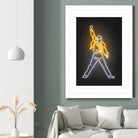 Freddy Mercury by Octavian Mihai Mielu on GIANT ART - yellow 3d art