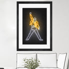 Freddy Mercury by Octavian Mihai Mielu on GIANT ART - yellow 3d art