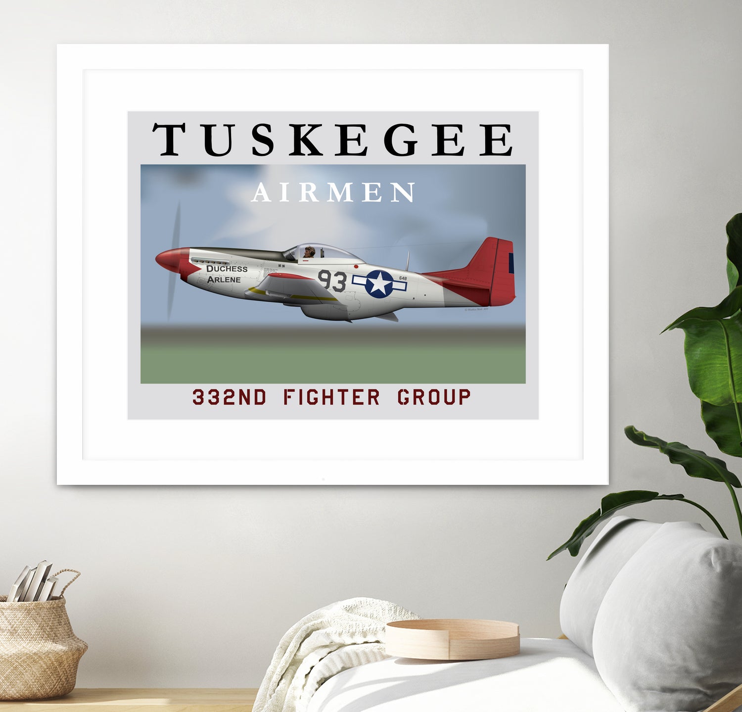 Duchess Arlene Of The Tuskegee Airmen by Matthew Webb on GIANT ART - gray digital drawing