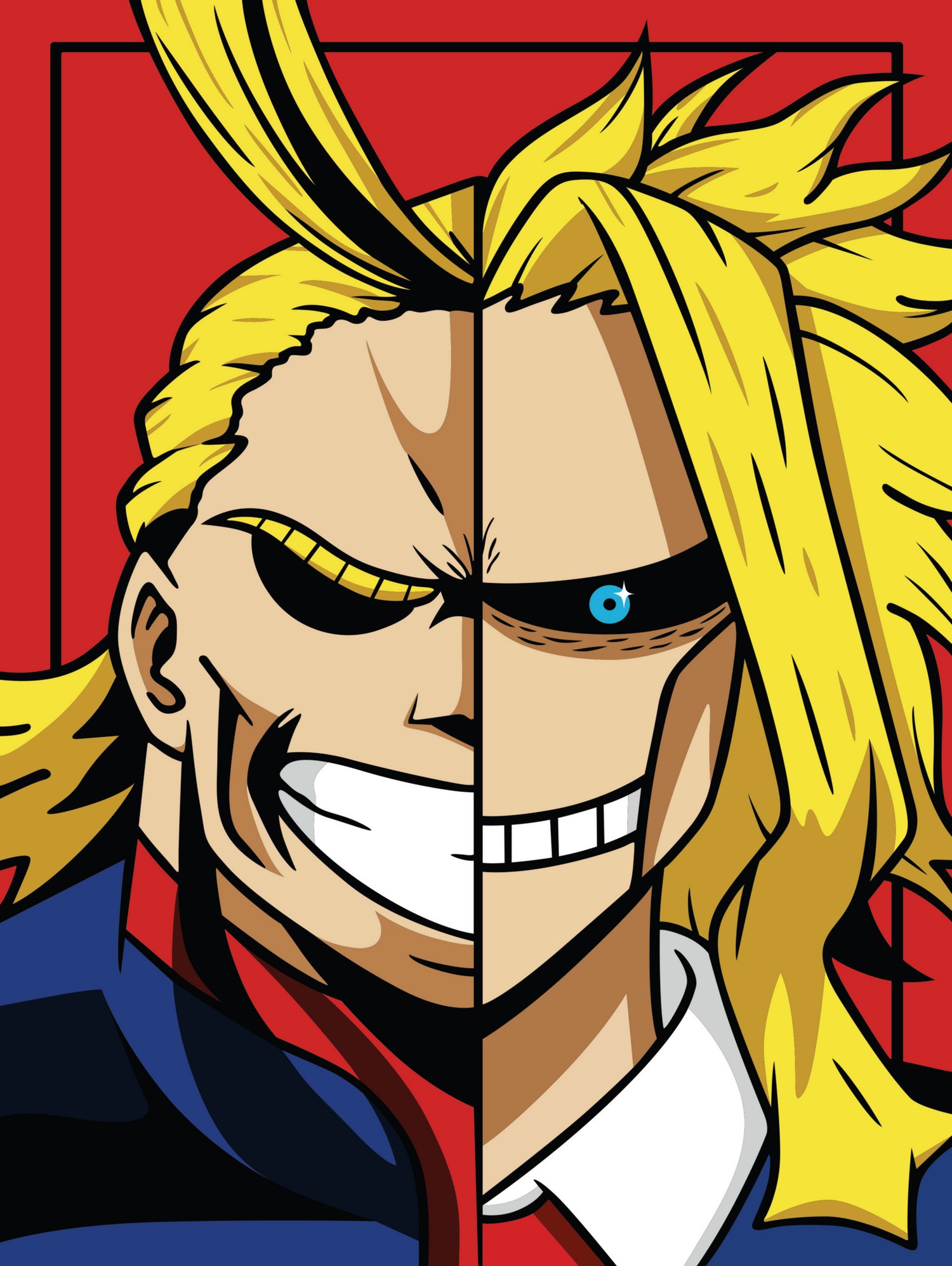 ALL MIGHT My Hero Academia by Muhamat Azmi Muna on GIANT ART - white character design