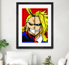 ALL MIGHT My Hero Academia by Muhamat Azmi Muna on GIANT ART - white character design