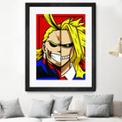 ALL MIGHT My Hero Academia by Muhamat Azmi Muna on GIANT ART - white character design