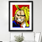 ALL MIGHT My Hero Academia by Muhamat Azmi Muna on GIANT ART - white character design