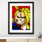 ALL MIGHT My Hero Academia by Muhamat Azmi Muna on GIANT ART - white character design