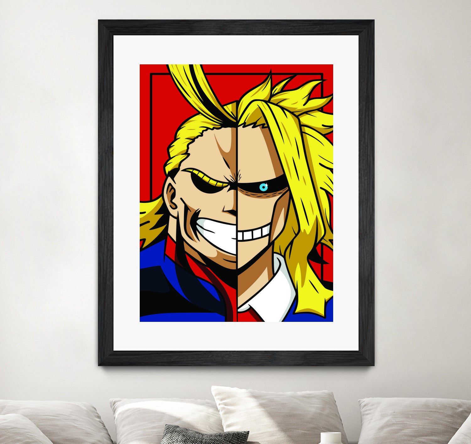 ALL MIGHT My Hero Academia by Muhamat Azmi Muna on GIANT ART - white character design