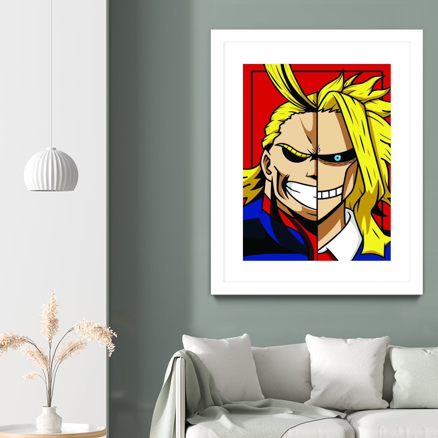 ALL MIGHT My Hero Academia by Muhamat Azmi Muna on GIANT ART - white character design