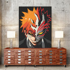 ICHIGO HOLLOW MASK Bleach by Muhamat Azmi Muna on GIANT ART - white character design