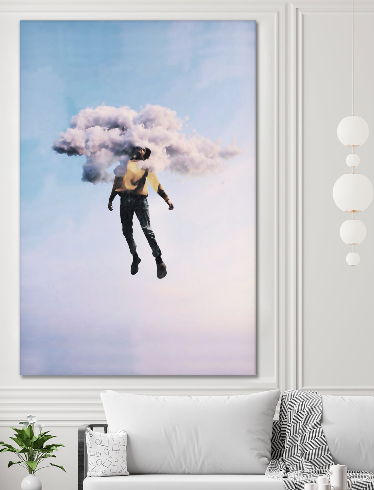 Dreams and Clouds by Menelaos Trompoukis on GIANT ART - blue digital painting