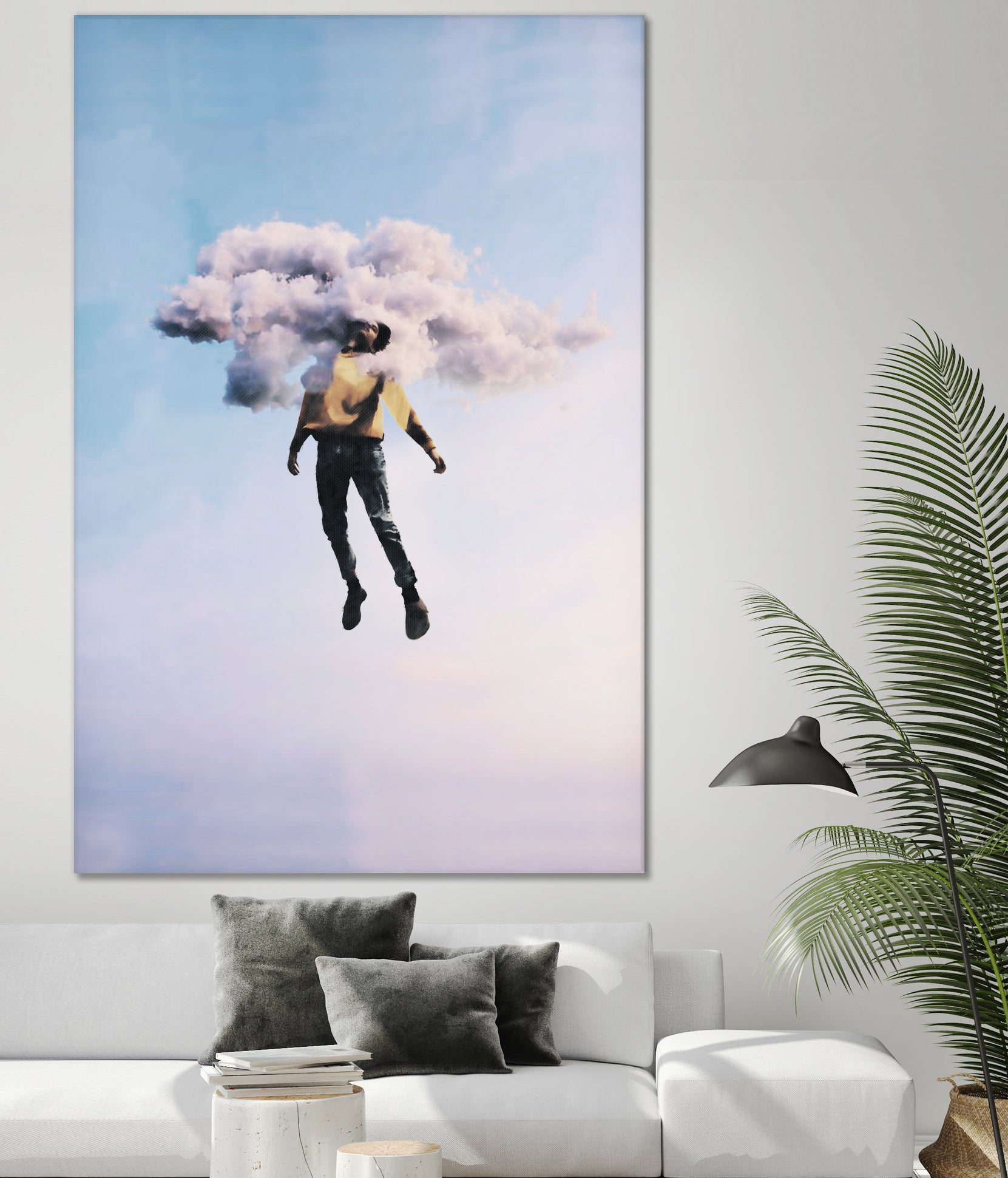 Dreams and Clouds by Menelaos Trompoukis on GIANT ART - blue digital painting