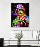 Darth Star Wars Show by Daniel Janda on GIANT ART - yellow digital painting