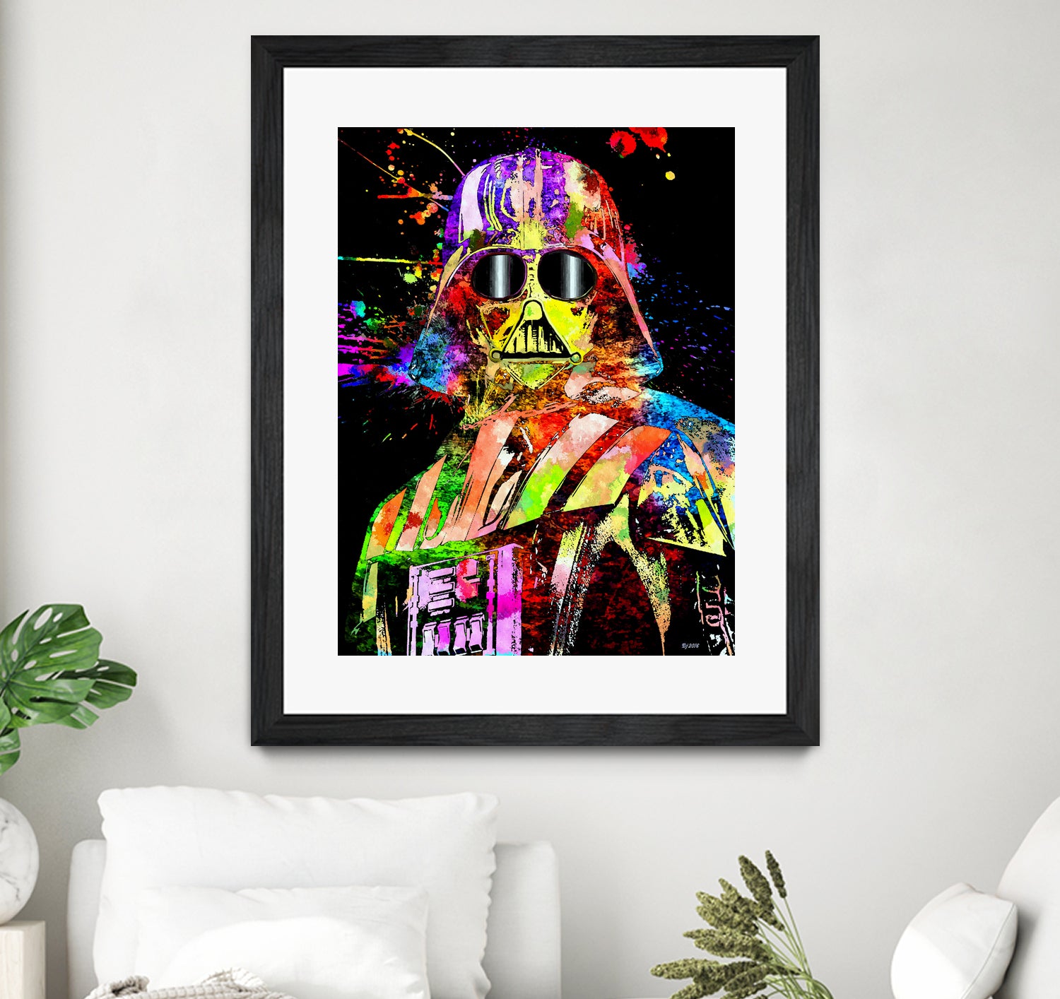 Darth Star Wars Show by Daniel Janda on GIANT ART - yellow digital painting