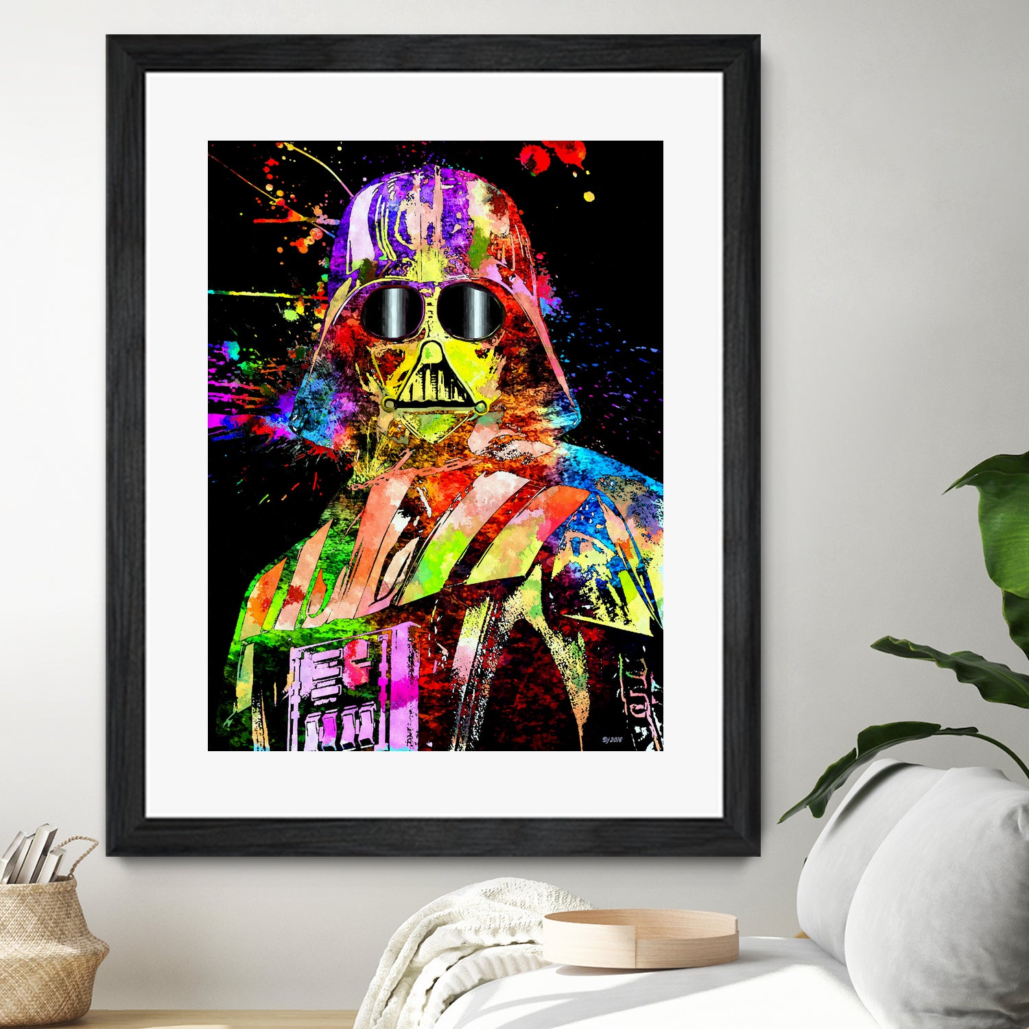 Darth Star Wars Show by Daniel Janda on GIANT ART - yellow digital painting