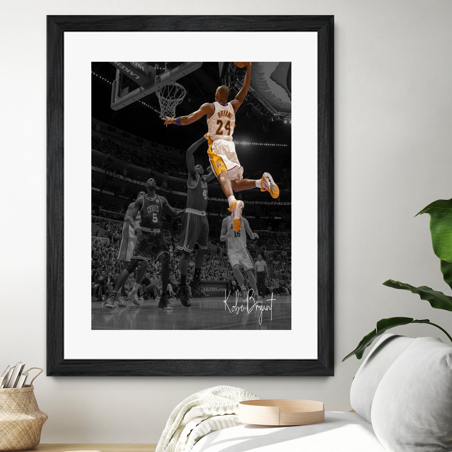 Kobe Bryant Basketball by Septiyan Nugroho on GIANT ART - white digital painting