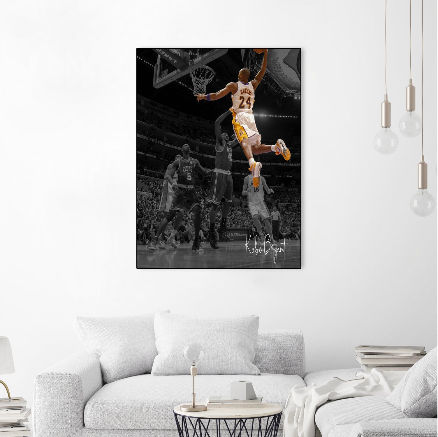 Kobe Bryant Basketball by Septiyan Nugroho on GIANT ART - white digital painting