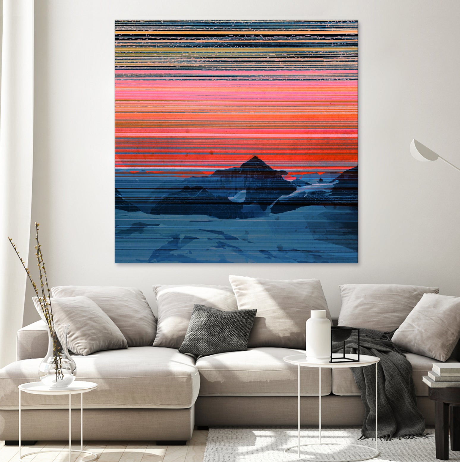 Enjoy the Silence by Jamison Gish on GIANT ART - pink digital painting