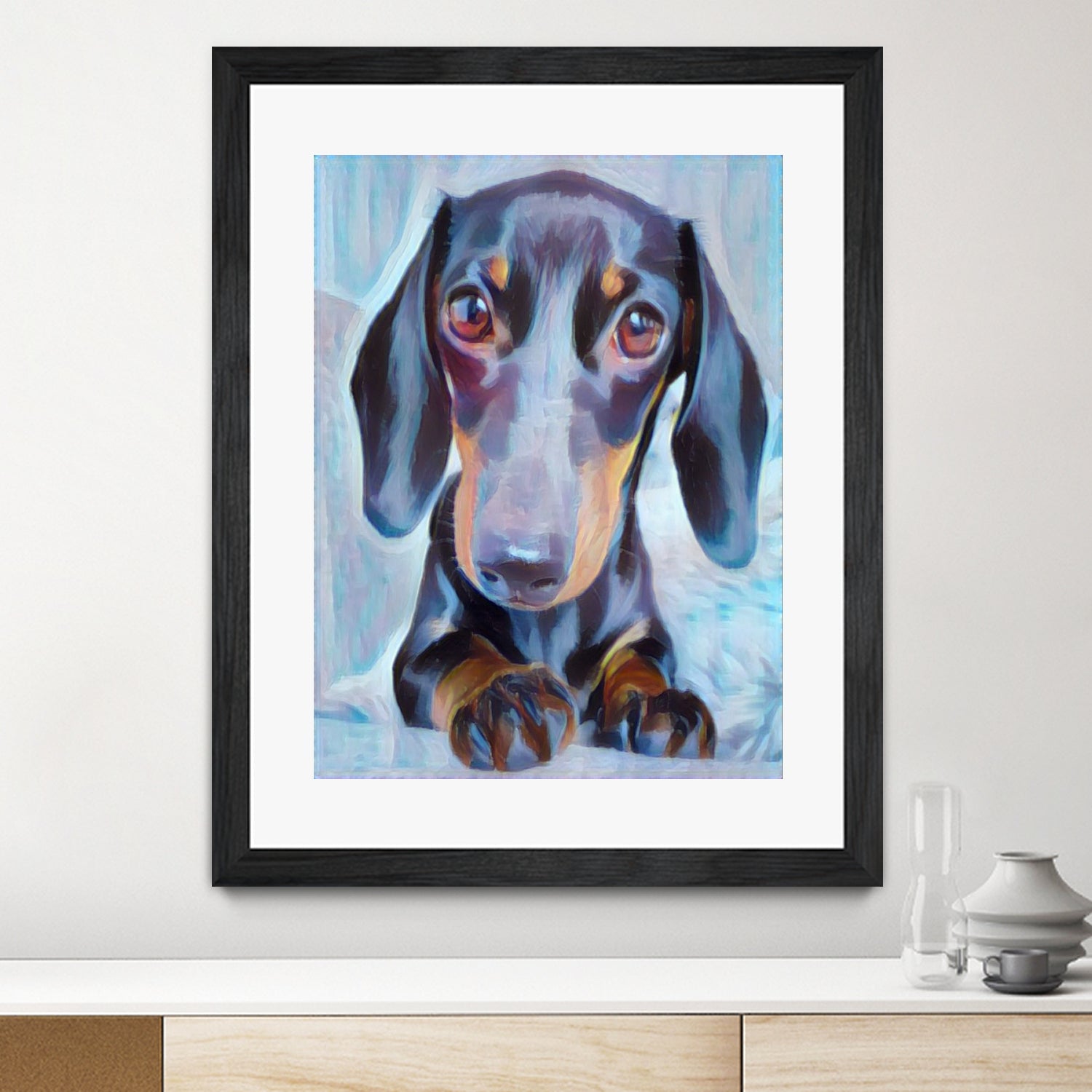 Daisy by Mary Carnot on GIANT ART - black digital painting