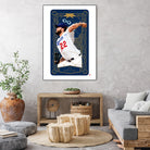 Dodgers Tarot: The Magician by Claudia Labarca on GIANT ART - blue digital painting