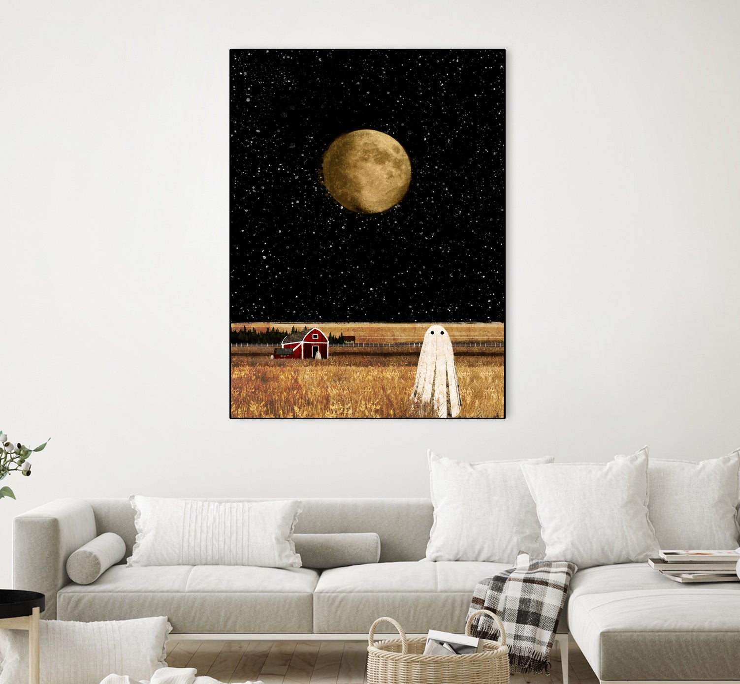 harvest moon by Katherine Blower on GIANT ART - black digital painting