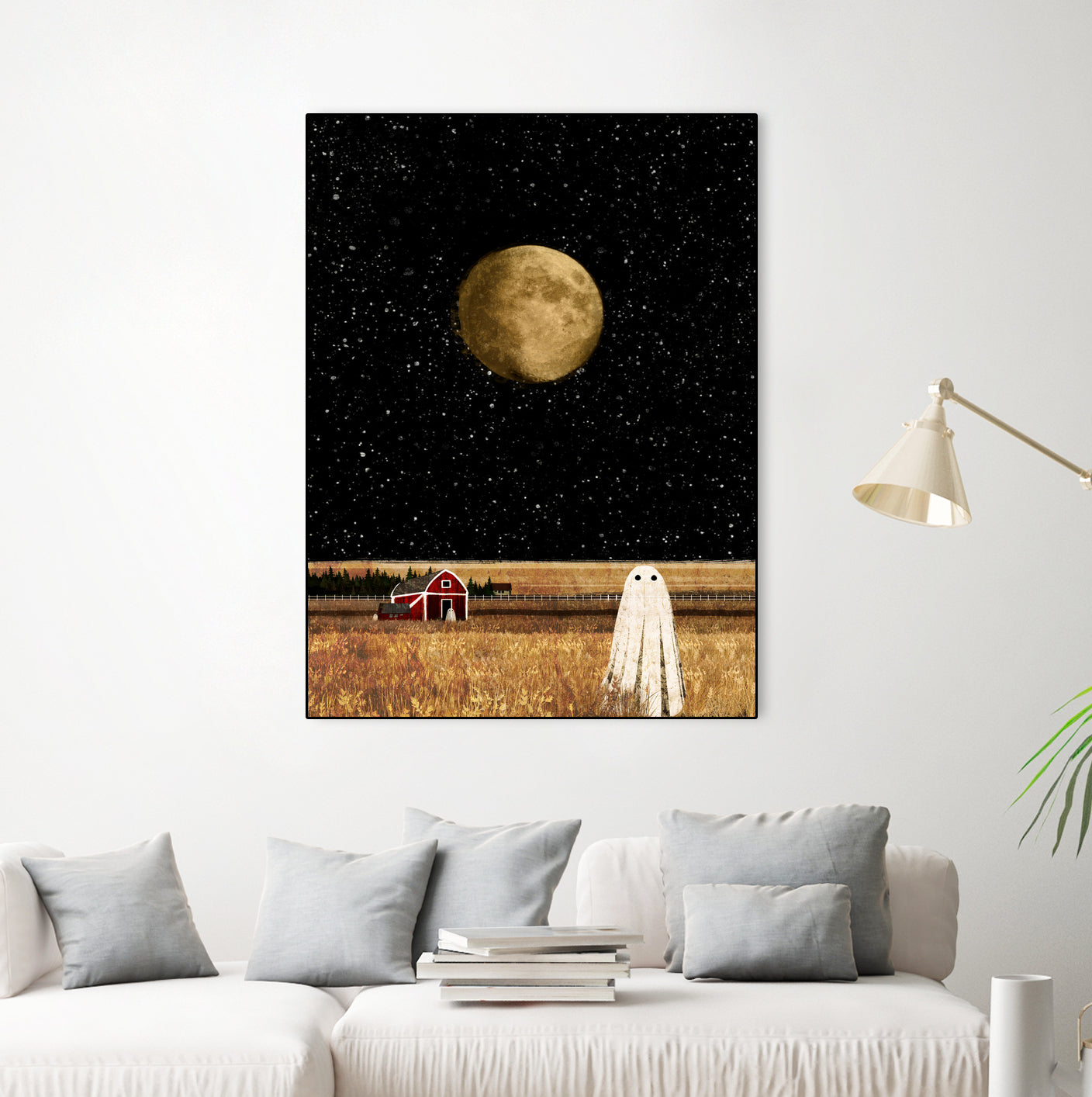 harvest moon by Katherine Blower on GIANT ART - black digital painting