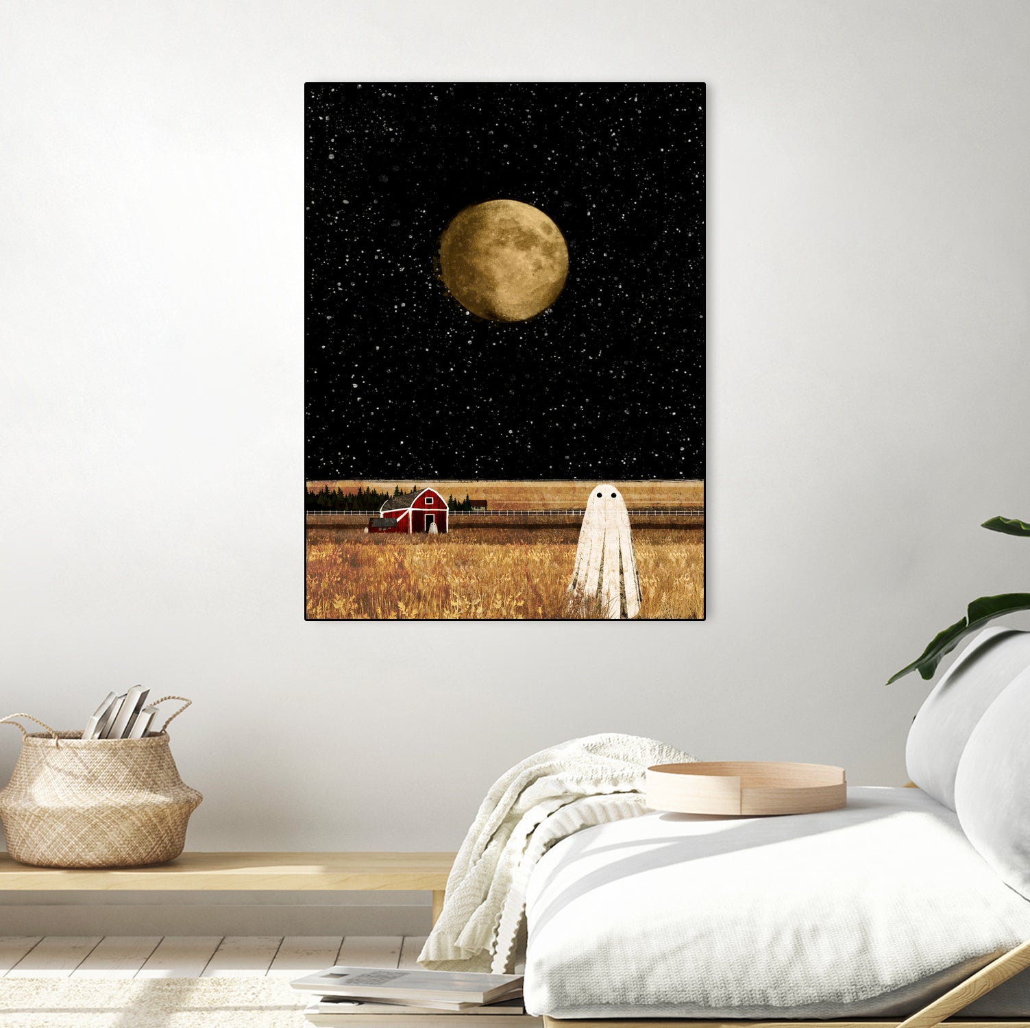 harvest moon by Katherine Blower on GIANT ART - black digital painting