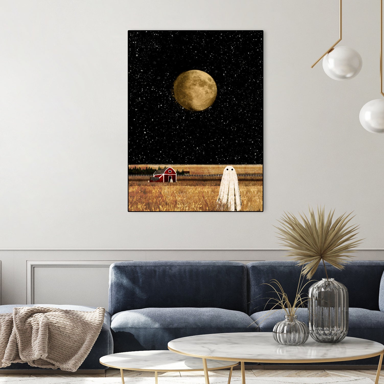 harvest moon by Katherine Blower on GIANT ART - black digital painting