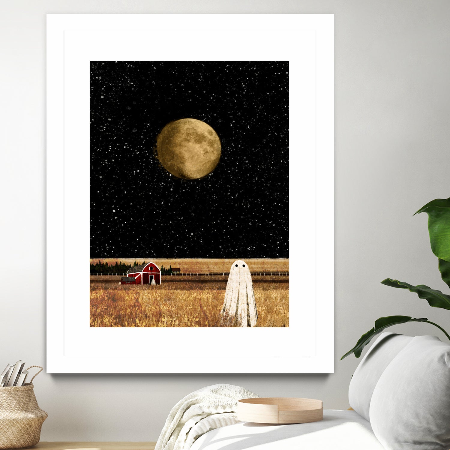 harvest moon by Katherine Blower on GIANT ART - black digital painting