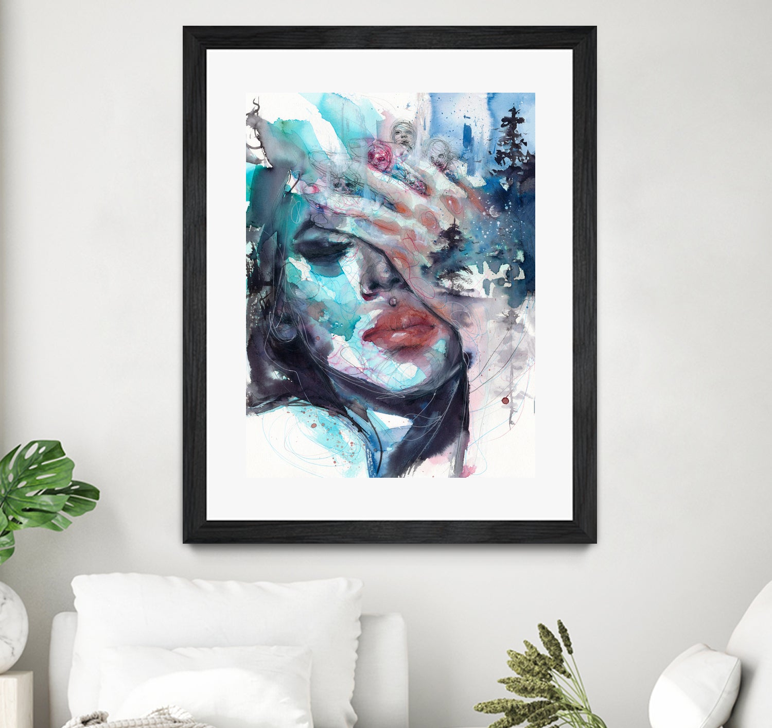 Fade away by Doriana Popa on GIANT ART - blue digital painting