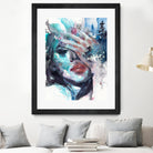 Fade away by Doriana Popa on GIANT ART - blue digital painting