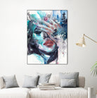 Fade away by Doriana Popa on GIANT ART - blue digital painting