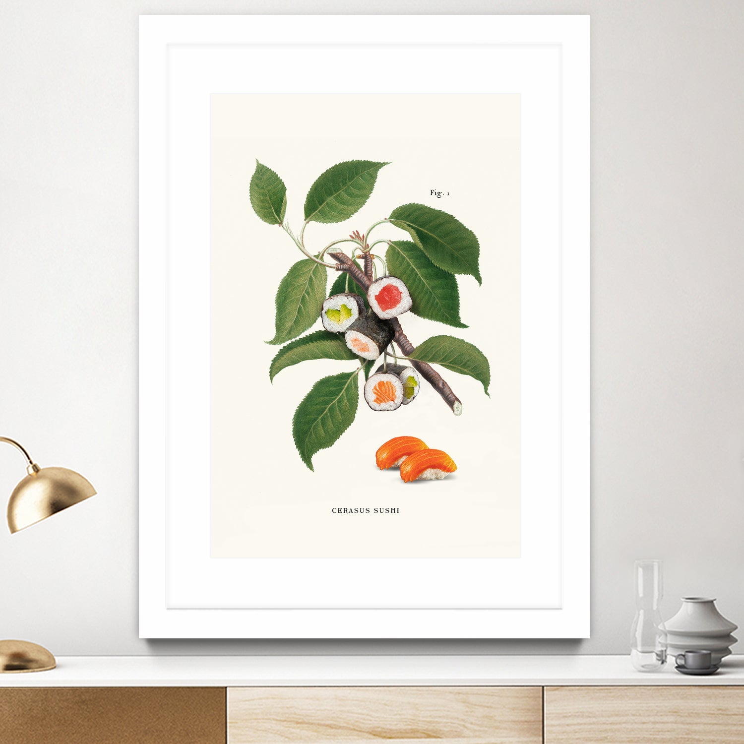 Sushi Plant by Jonas Loose on GIANT ART - green digital drawing