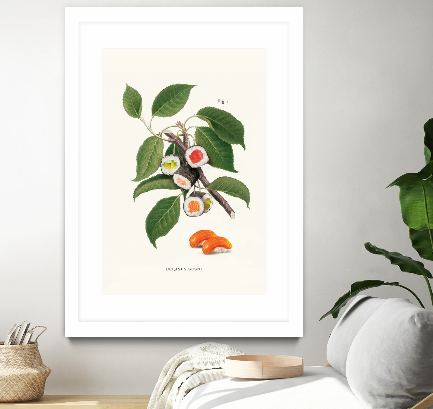 Sushi Plant by Jonas Loose on GIANT ART - green digital drawing