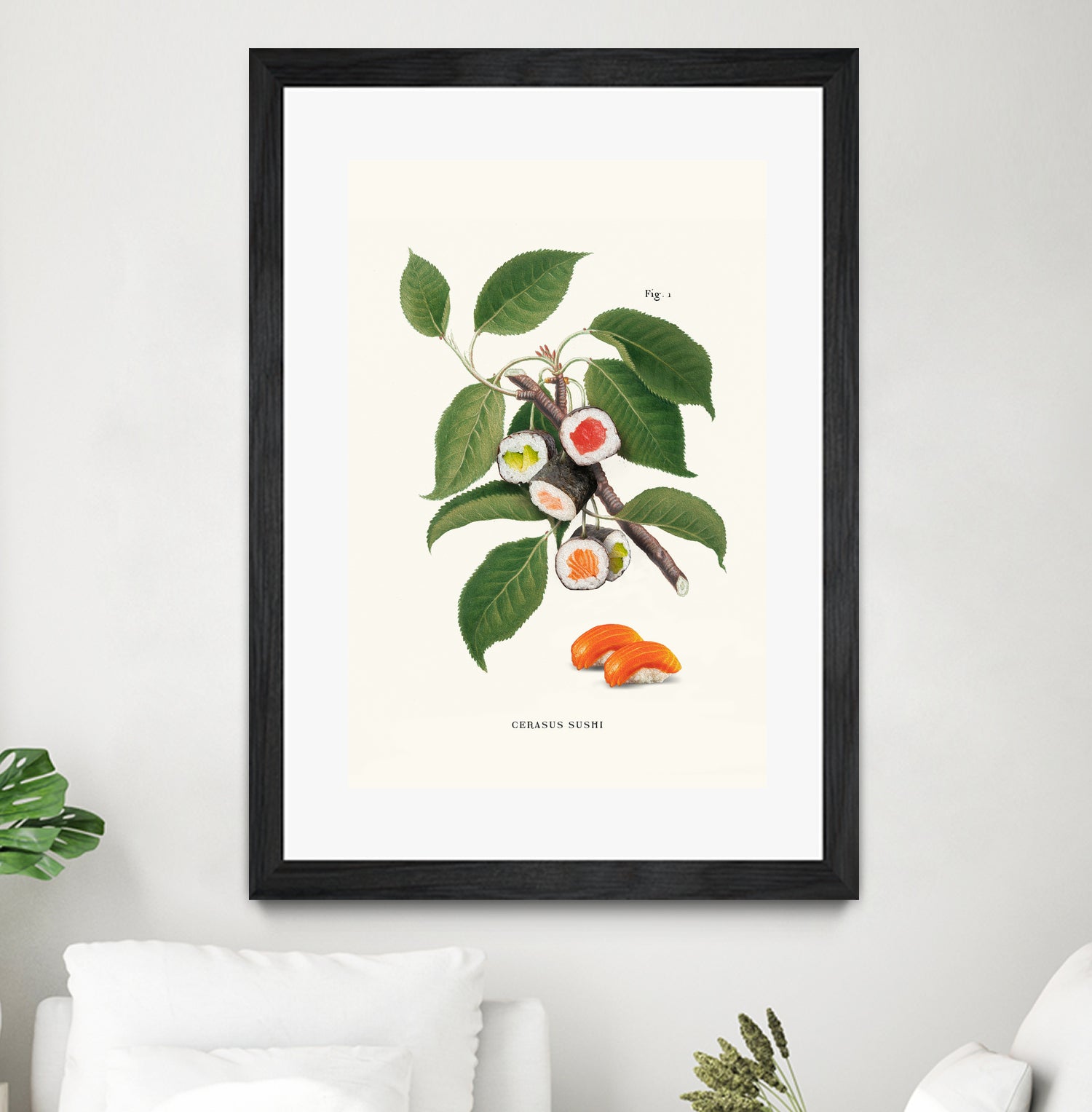 Sushi Plant by Jonas Loose on GIANT ART - green digital drawing