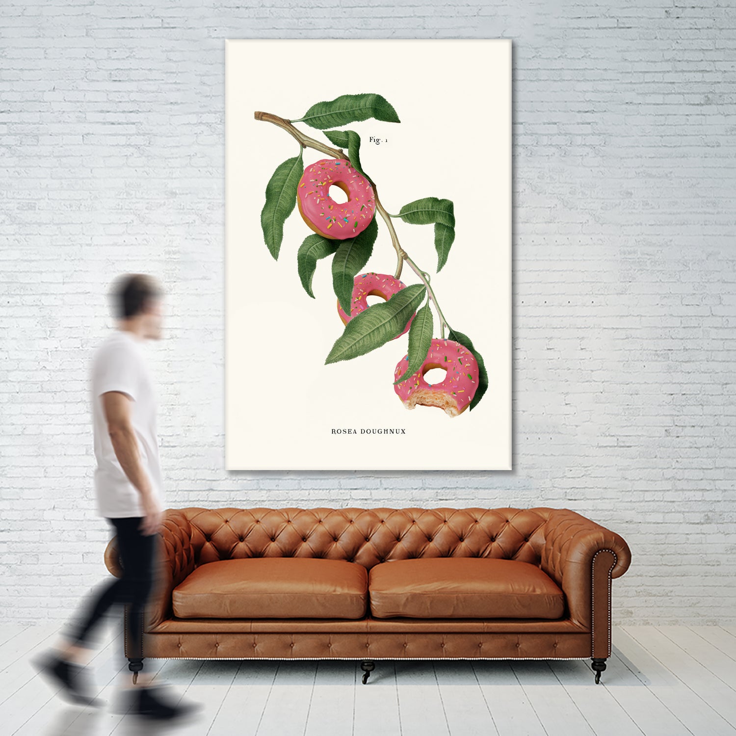 Donut Plant by Jonas Loose on GIANT ART - pink digital drawing